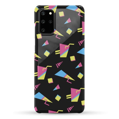 Black 80s/90s Pattern Phone Case