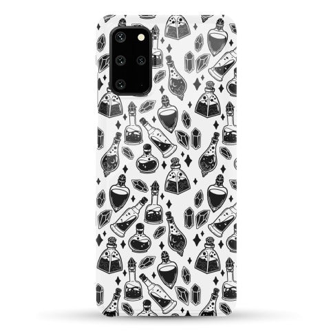 Black On White Potions Pattern Phone Case