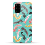 Cute Bright Axolotl Pattern Phone Case