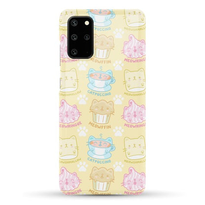 Cute Cat Snacks Pattern Phone Case