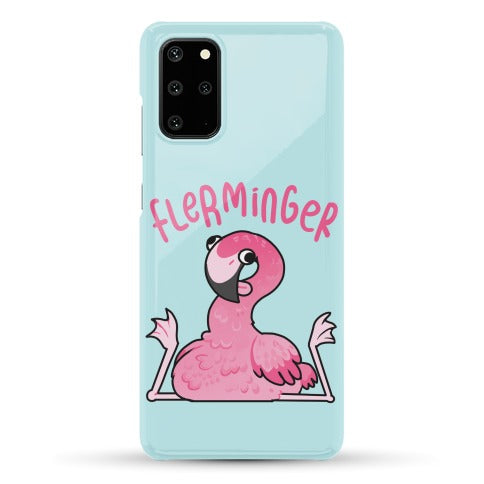 Derpy Flamingo Flerminger Phone Case