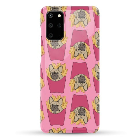 French Fry French Bulldog Pattern Phone Case