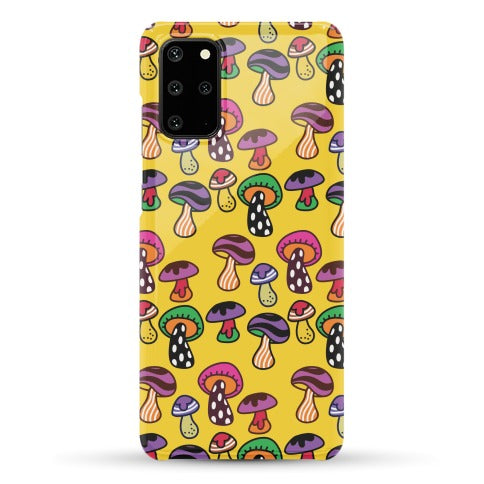 Funky Mushroom Pattern Phone Case