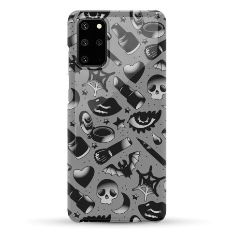 Goth Makeup Pattern Phone Case