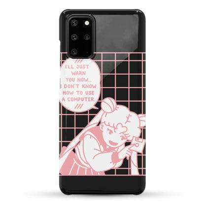 I Don't Know How To Use A Computer Sailor Moon Phone Case