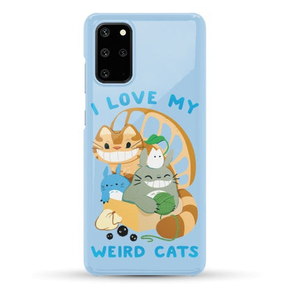 I love my weird cats Phone Case