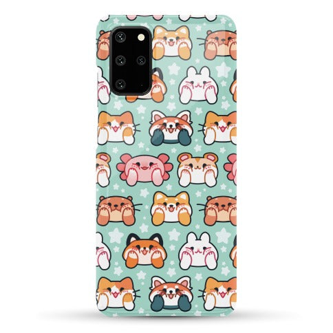 Kawaii Squishy Face Animals Phone Case