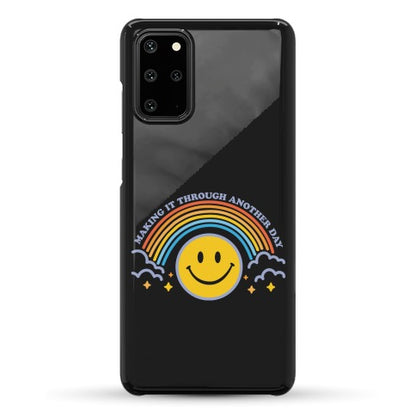 Making It Through Another Day Smiley Face Phone Case
