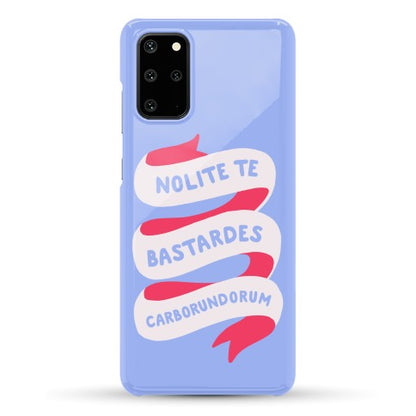 Nolite Te Bastardes Carborundorum Banner Phone Case