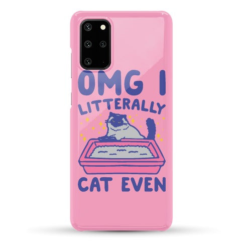 Omg I Litterally Cat Even  Phone Case