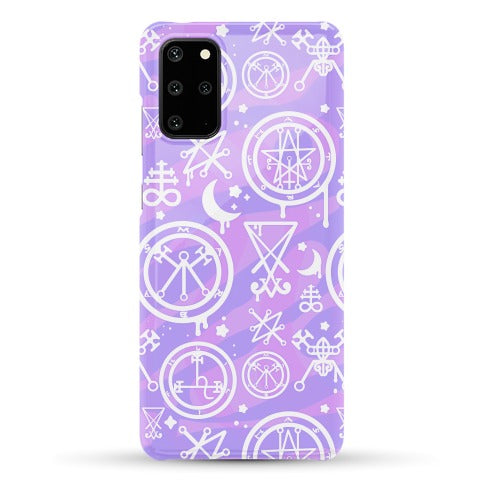 Pastel Goth Demon Sigil Pattern Phone Case