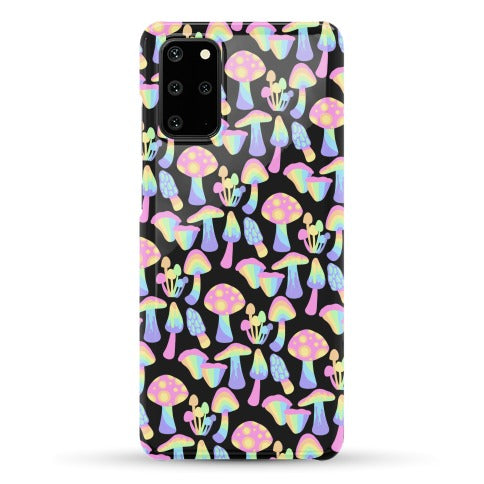 Pastel Rainbow Mushrooms Pattern Phone Case