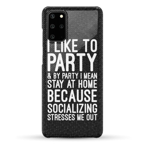 Socializing Stresses Me Out Phone Case