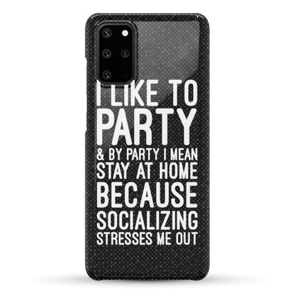 Socializing Stresses Me Out Phone Case