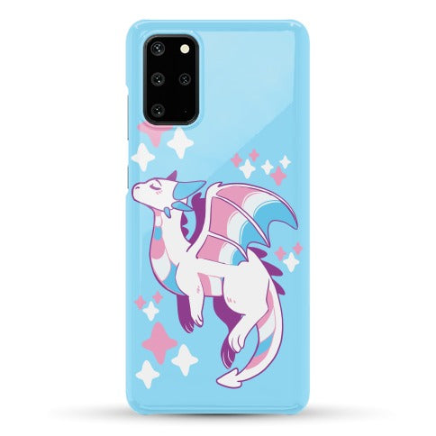 Trans Pride Dragon Phone Case