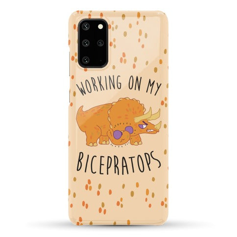 Working on My Bicepratops Phone Case