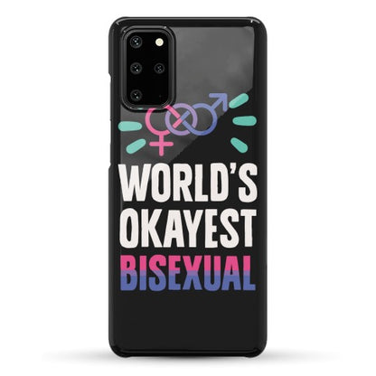 World's Okayest Bisexual Phone Case