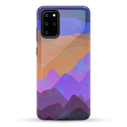 Abstract Mountain Sunset Phone Case