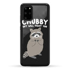 Chubby But I Will Fight You Raccoon Phone Case
