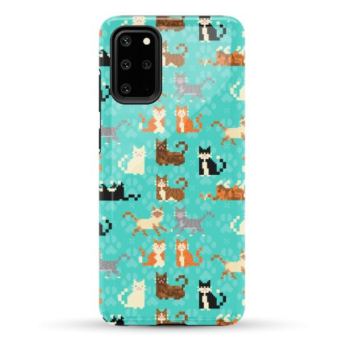 Cute Pixel Kitty Cats Phone Case