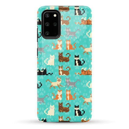 Cute Pixel Kitty Cats Phone Case