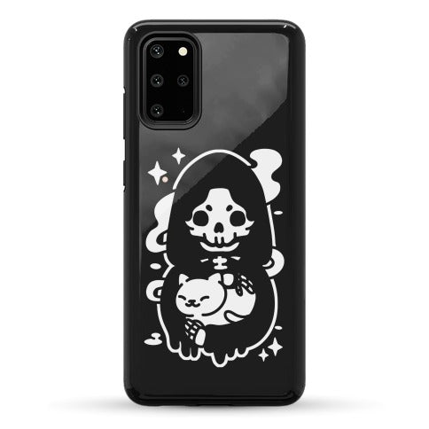 Death and Kitty Phone Case