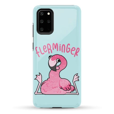 Derpy Flamingo Flerminger Phone Case