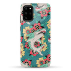 Floral Shark Traditional Tattoo Phone Case
