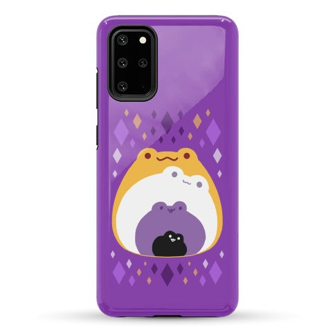 Frogs In Frogs In Frogs Nonbinary Pride Phone Case