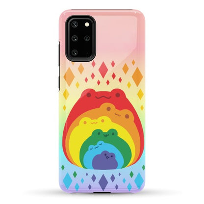 Frogs In Frogs In Frogs Rainbow Phone Case