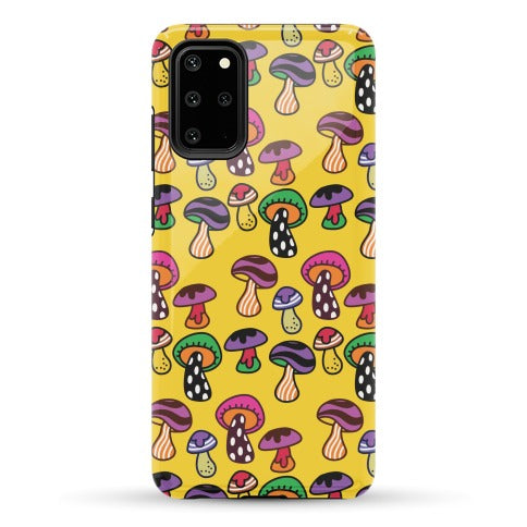 Funky Mushroom Pattern Phone Case