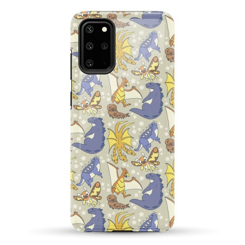 Godzilla and Friends Pattern Phone Case