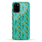 Green Carnation Pattern Phone Case
