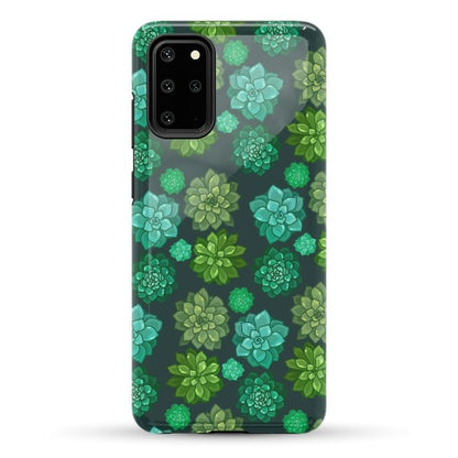 Green Succulent Pattern Phone Case