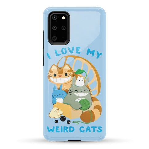 I love my weird cats Phone Case