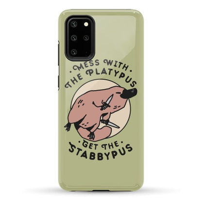 Mess With The Platypus Get the Stabbypus Phone Case