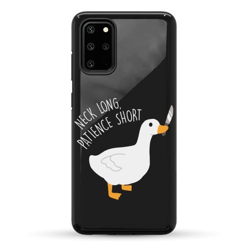Neck Long, Patience Short Goose Phone Case