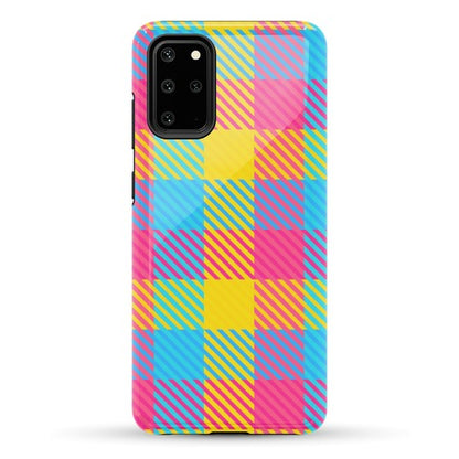 Pan Pride Flag Plaid  Phone Case