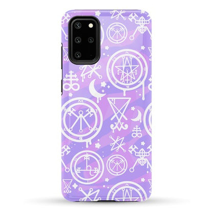 Pastel Goth Demon Sigil Pattern Phone Case