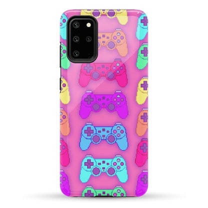 Rainbow Pixel Game Controller Phone Case