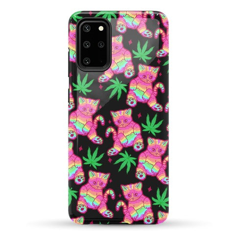 Rainbow Weed Kitty Phone Case