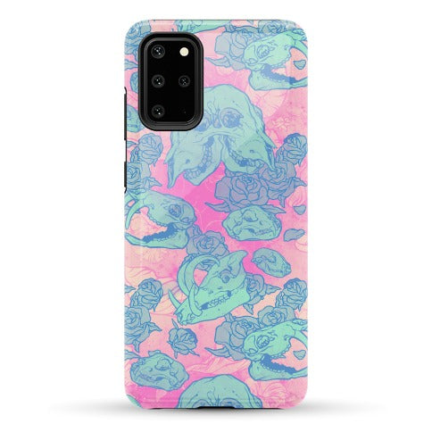 Skulls and Flowers Phone Case