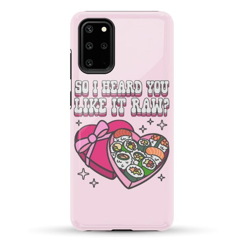 So I heard you like it raw? Sushi Heart Box Phone Case