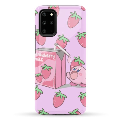 Strawberry Milk Kirby Parody Phone Case