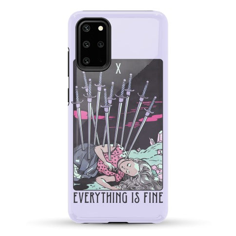 Ten Of Swords (Everything Is Fine) Phone Case