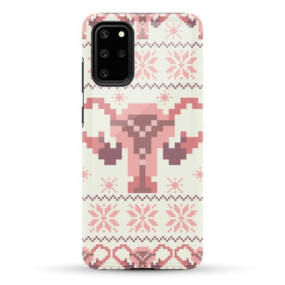 Uterus Sweater Pattern Phone Case