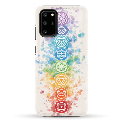 Watercolor Chakra Symbols Phone Case