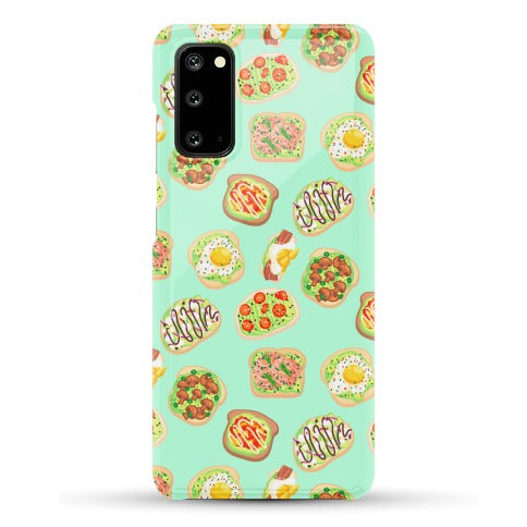 Avocado Toast Pattern Phone Case