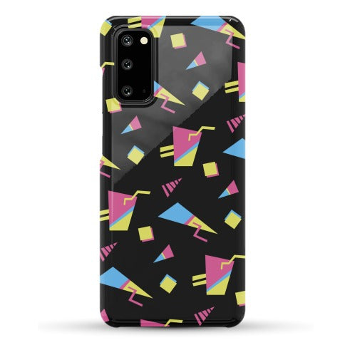 Black 80s/90s Pattern Phone Case