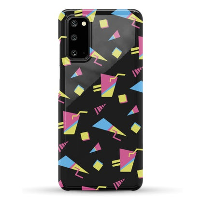 Black 80s/90s Pattern Phone Case